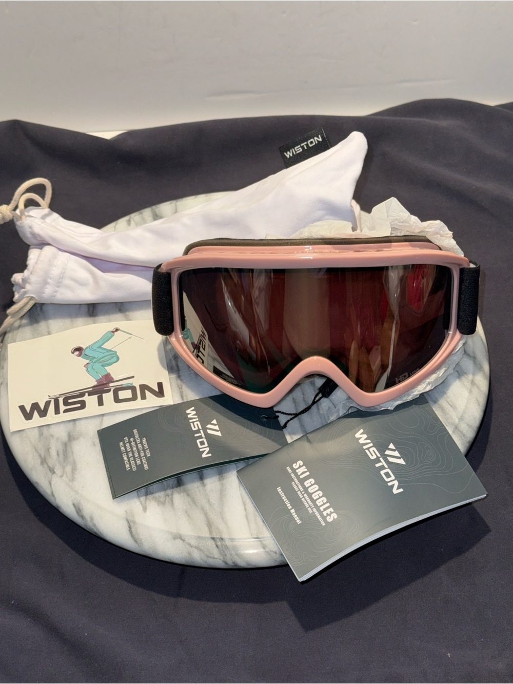 WISTON Ski Goggles - OTG Snow/Snowboard Goggles for Men, Women & Youth - 100%...
